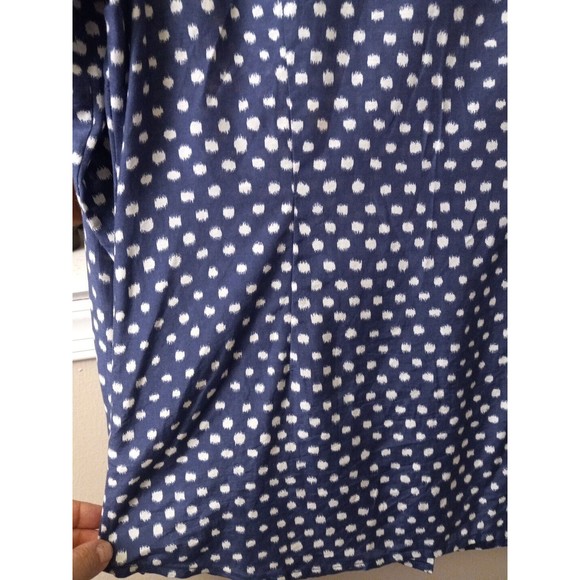 C. Wonder Womens‎  Purple /white Long Sleeve Silk Blend Button Down Shirt Size S - Picture 7 of 10